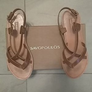 Savopoulos Greek leather sandals